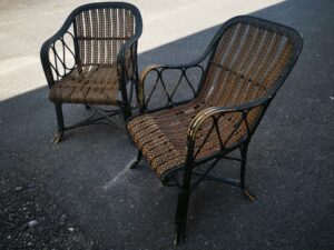 70s Rattan Garden Chair